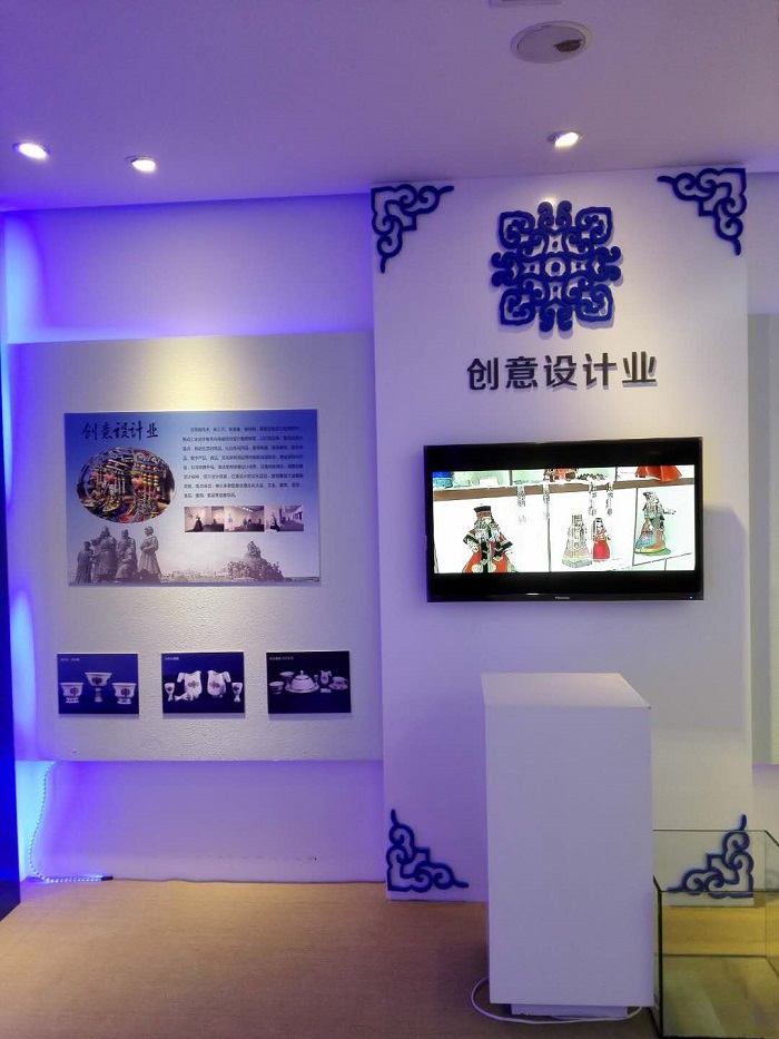 特發(fā)國際鄂爾多斯文化與科技創(chuàng)意展廳完工照片分享,展廳設計,展館設計